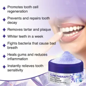 🇬🇧👨🏼‍⚕️Rolimey® VioGloss Bee Venom Dental Therapy Oral Power🦷